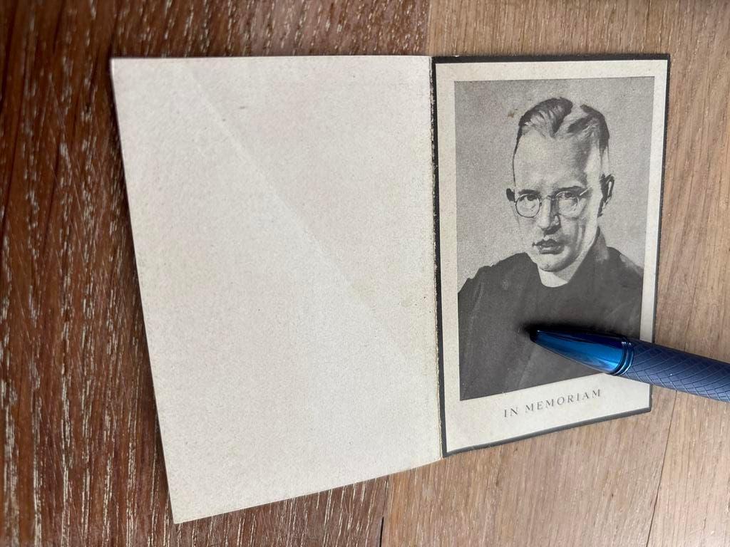 Hosson de Regenerus 1911 Groningen 1944 Gronau priester, Ophalen of Verzenden, Bidprentje