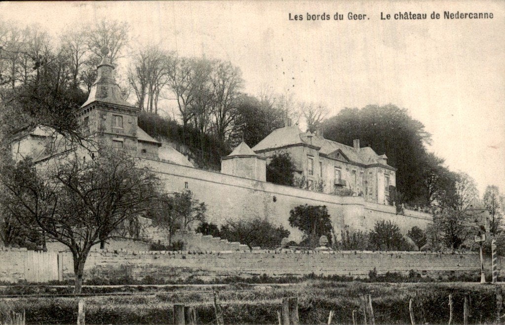 Nedercanne - Château - Les bords du Geer, Ophalen of Verzenden, Voor 1920, Gelopen, Zuid-Holland