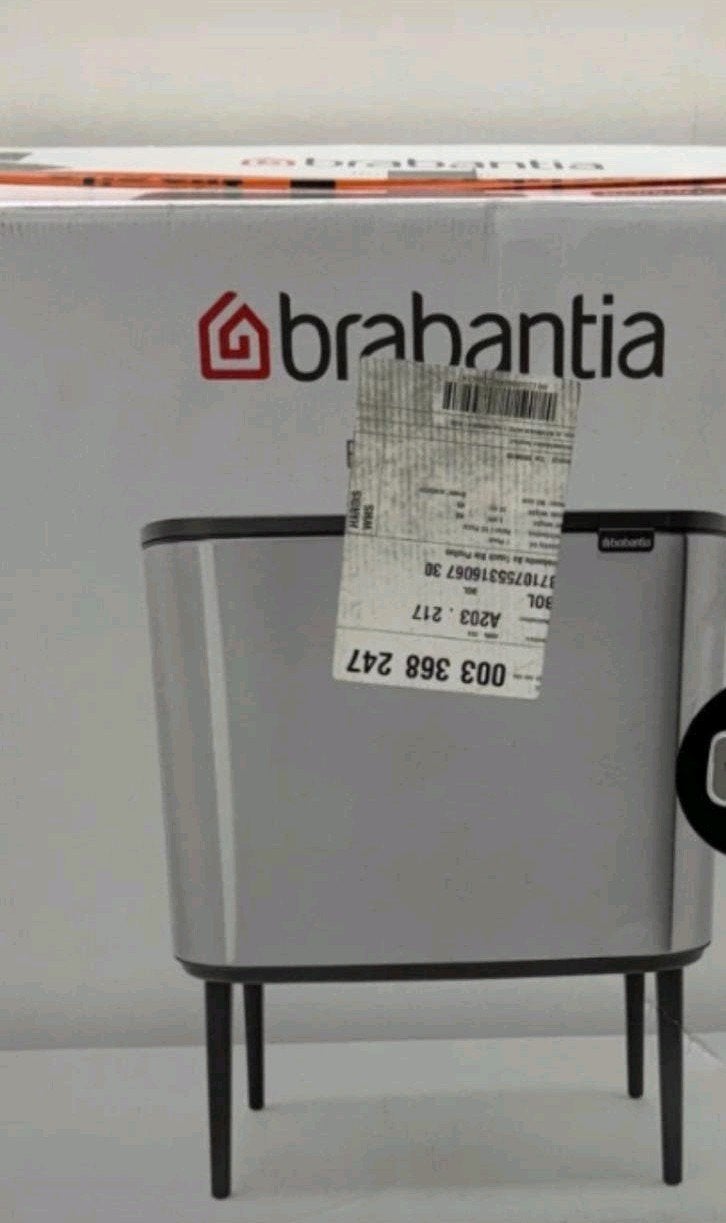 Brabantia prullenbak 36L 1 vaak, Huis en Inrichting, 30 tot 40 liter, Ophalen, Nieuw, Rvs