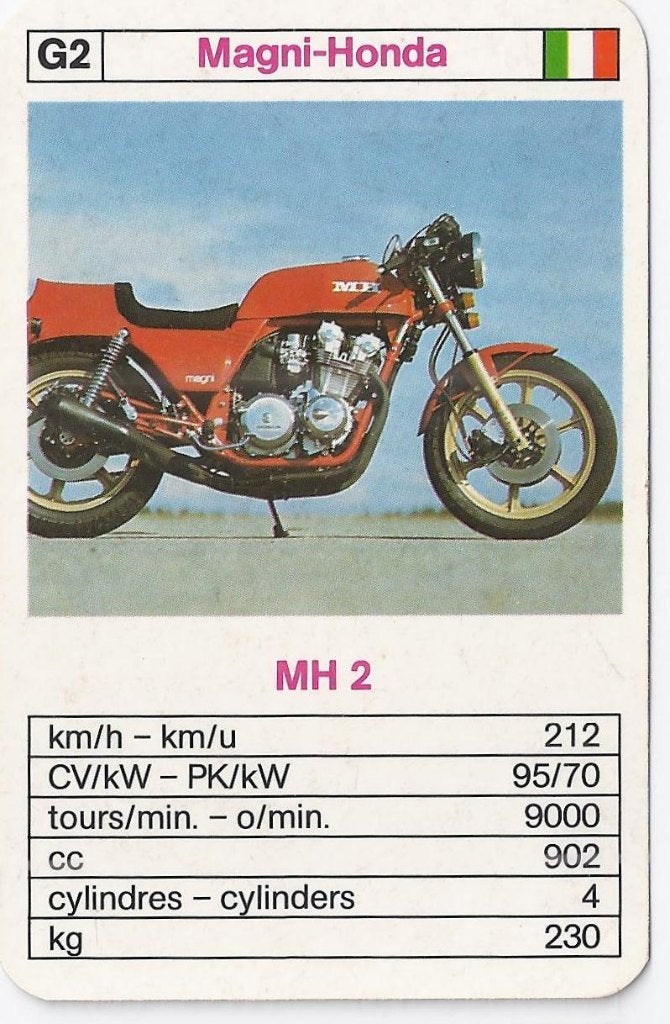 Kw25 motorkaartje g2 magni honda mh 2, Ophalen of Verzenden, Zo goed als nieuw, Motoren
