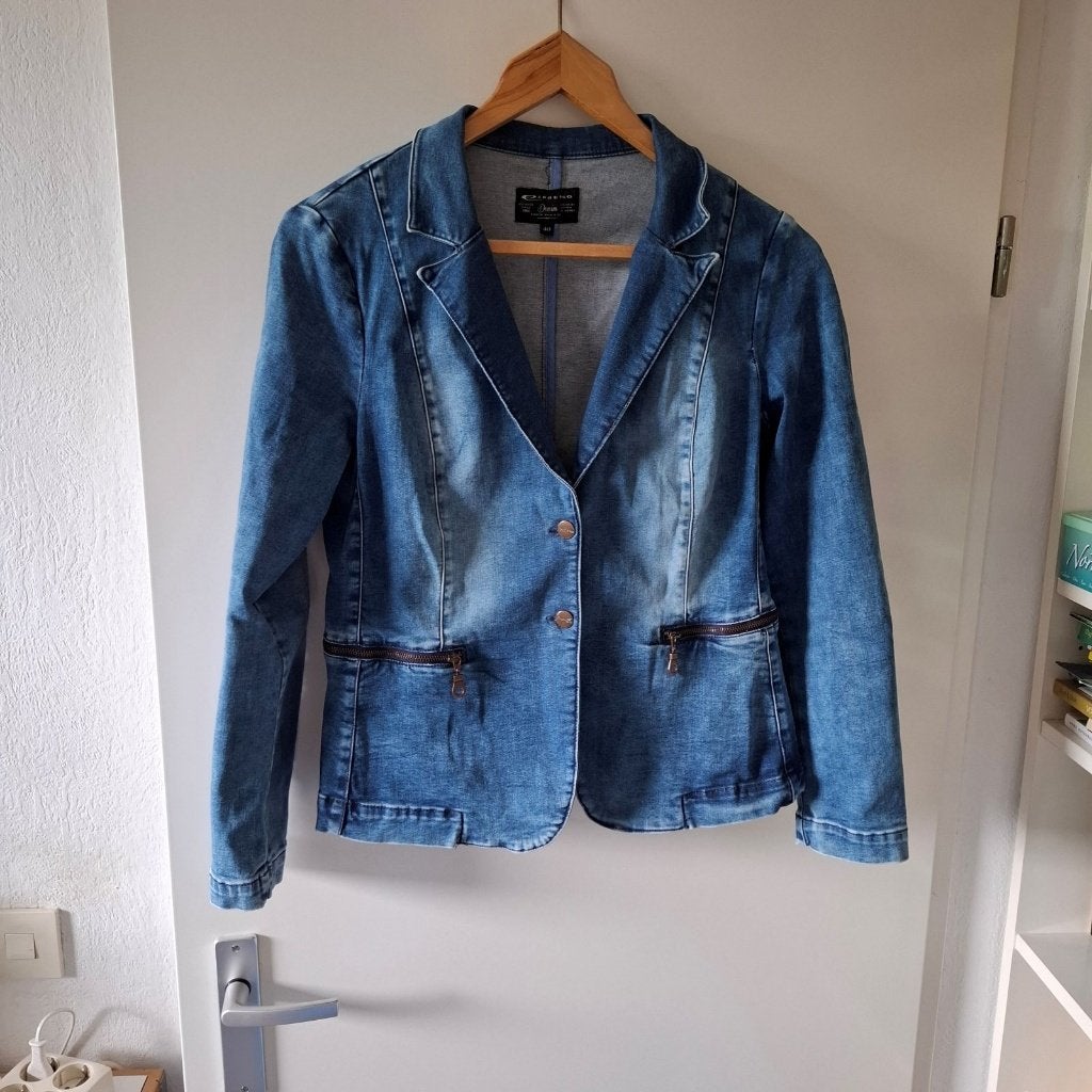 Spijkerjasje Expresso 40, Kleding | Dames, Maat 38/40 (M), Ophalen of Verzenden, Zo goed als nieuw, Expresso