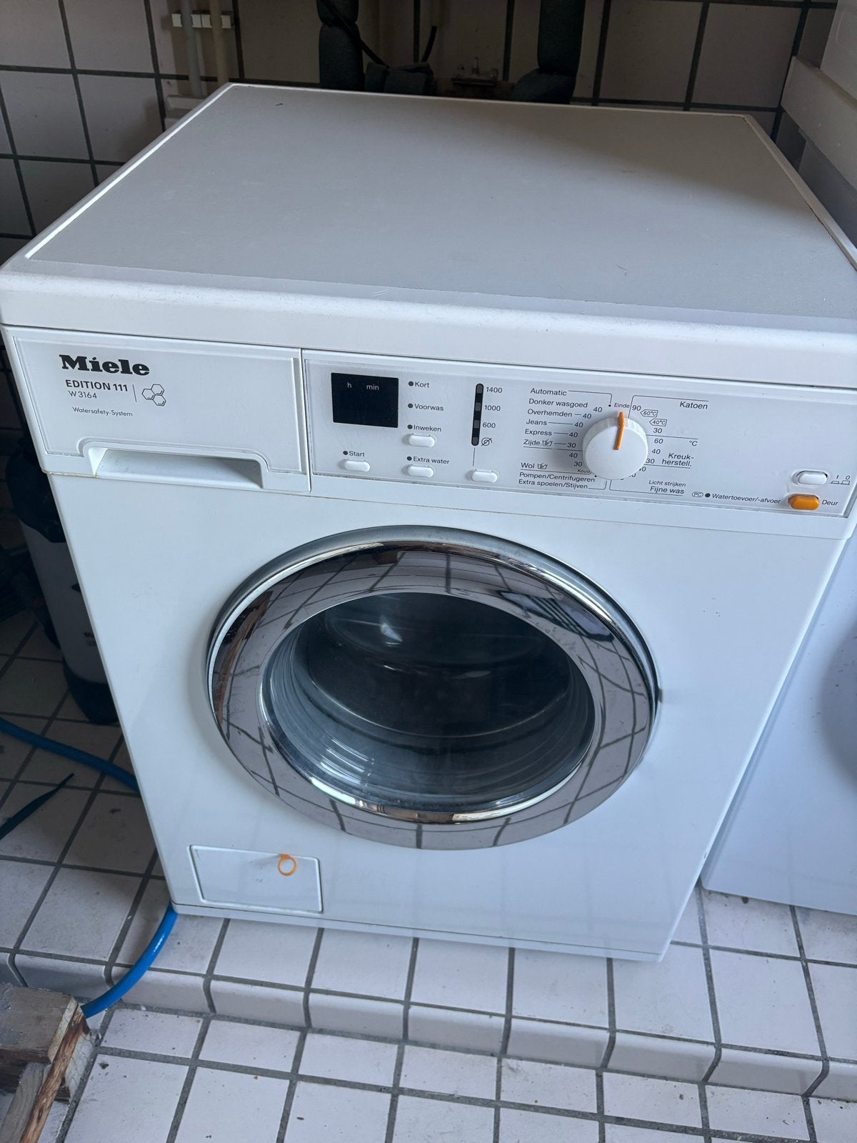 Miele Wasmachine EDITION 111 W 3164 - Betrouwbaar en Duurzaa, Witgoed en Apparatuur, Wasmachines, Ophalen, Gebruikt, Voorlader