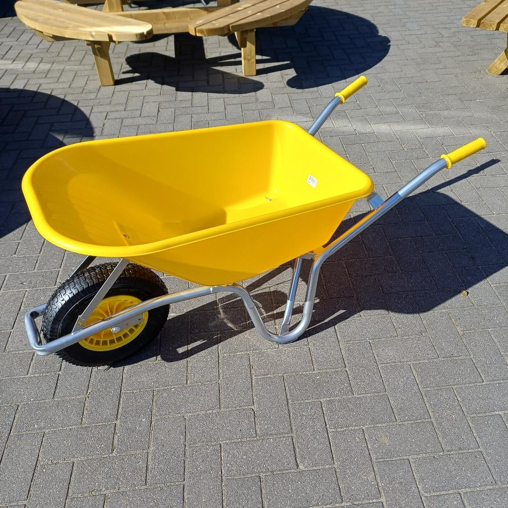 Degelijke kruiwagen bak 100 liter/250 Kilo belastbaar!!!, Ophalen, Eenwielig, Nieuw, Klaucke