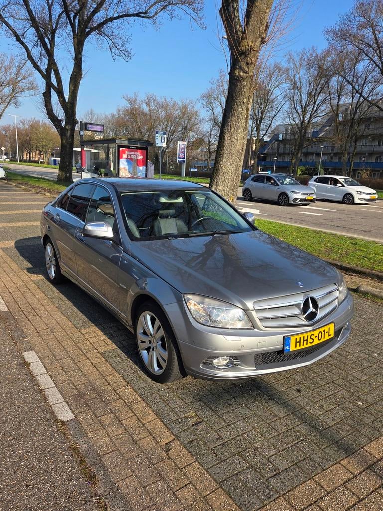 Mercedes-Benz C-Klasse 3.0 C280 Sedan AUT 2007 Grijs, Auto's, Automaat, Achterwielaandrijving, 1800 kg, Zwart