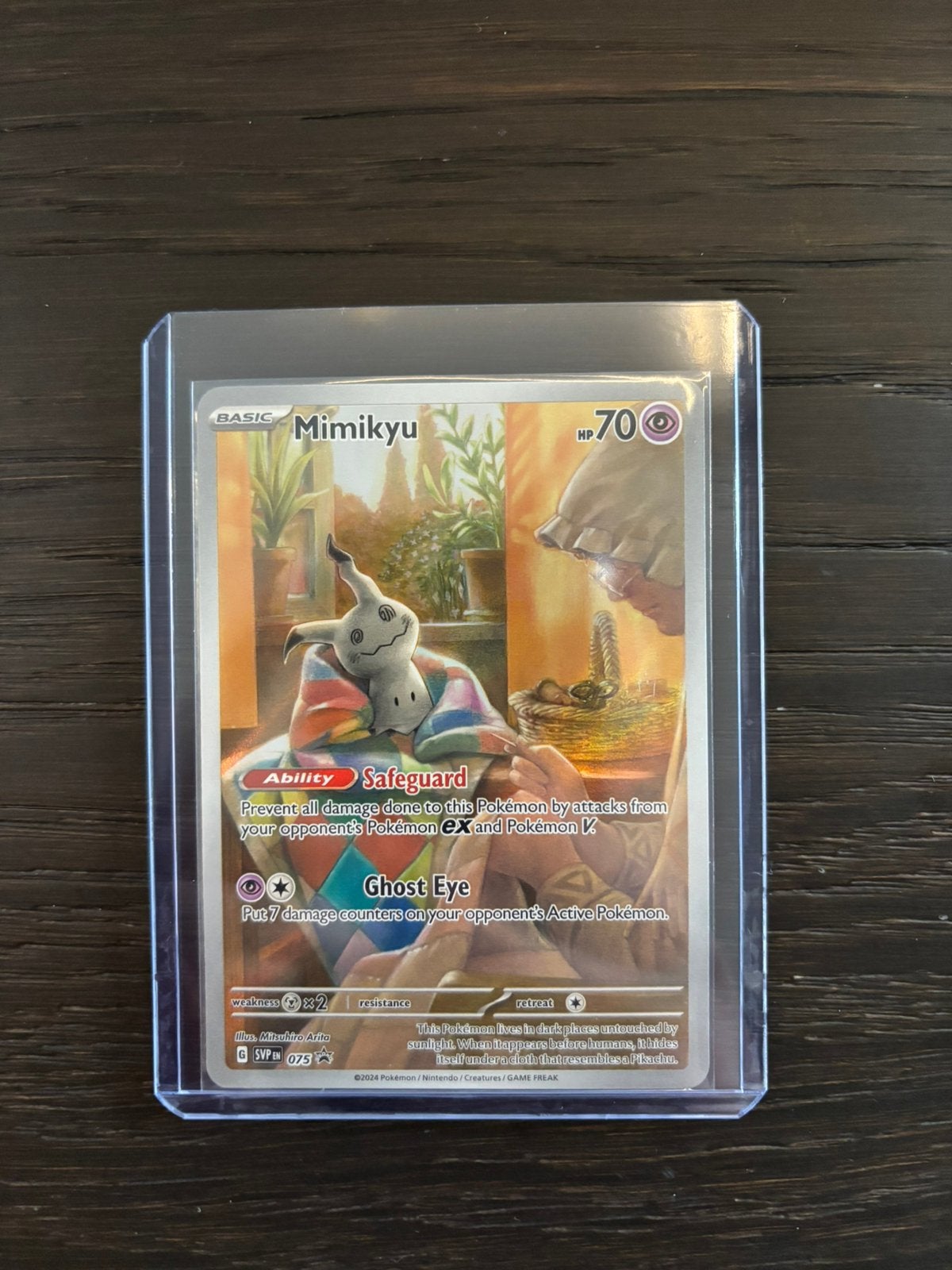 Pokémon Mimikyu Scarlet & Violet Promo, Ophalen, Nieuw, Losse kaart