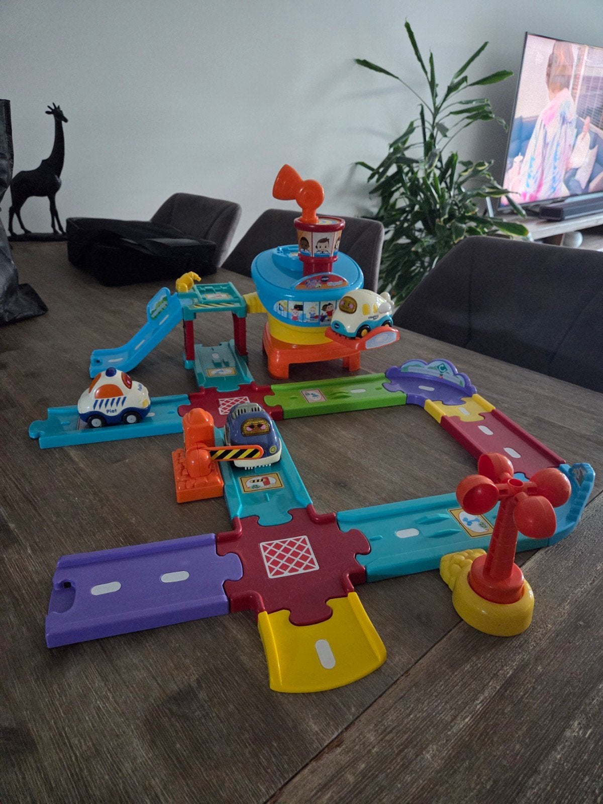 VTech Toet Toet Auto's Vliegveld met auto's, Ophalen, Gebruikt