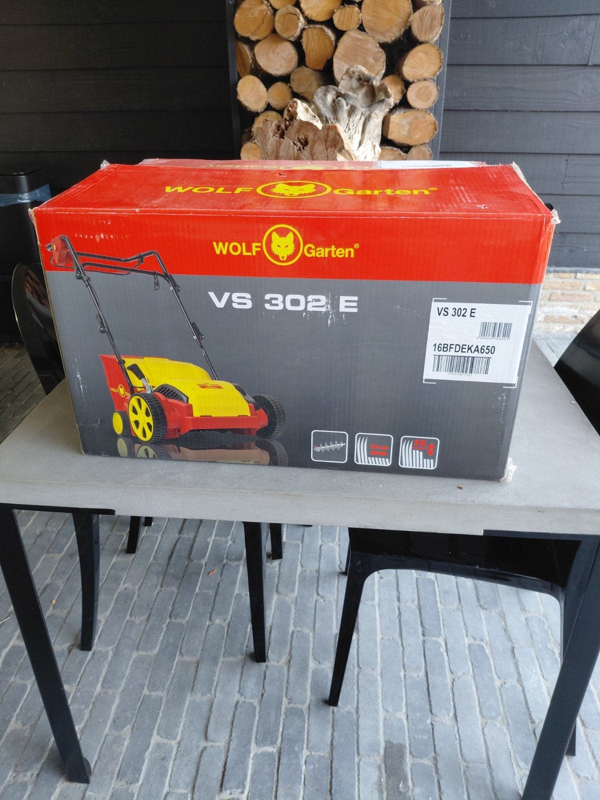 Verticuteermachine Wolf-Garten VS 302  ZGAN, Ophalen, Cirkelmaaier, Elektrische grasmaaier, Zo goed als nieuw
