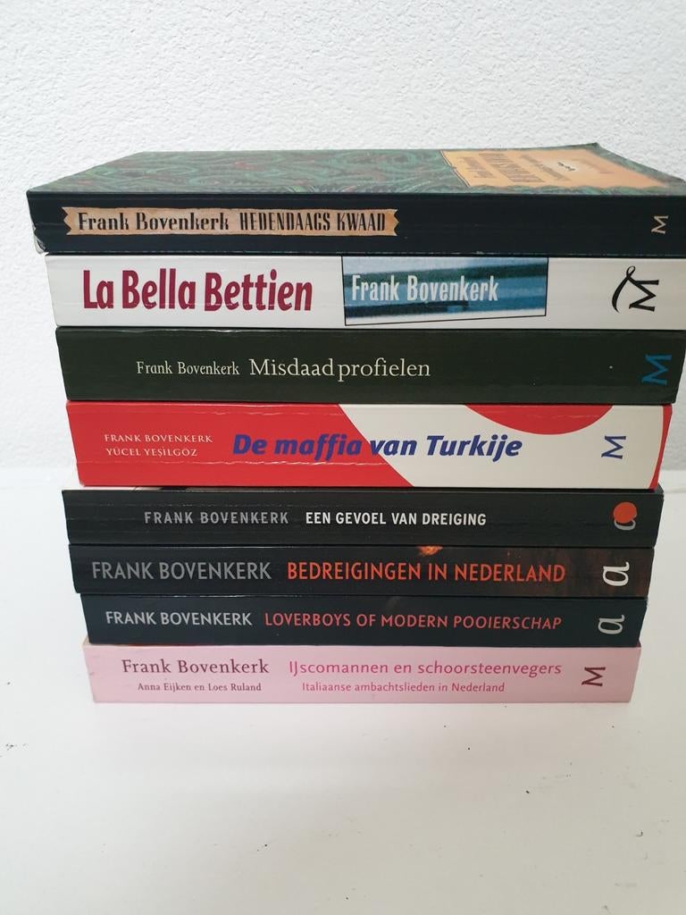 Boeken Frank Bovenkerk: Misdaad, Maffia, Bedreigingen, Ophalen of Verzenden, Gelezen, Frank Bovenkerk
