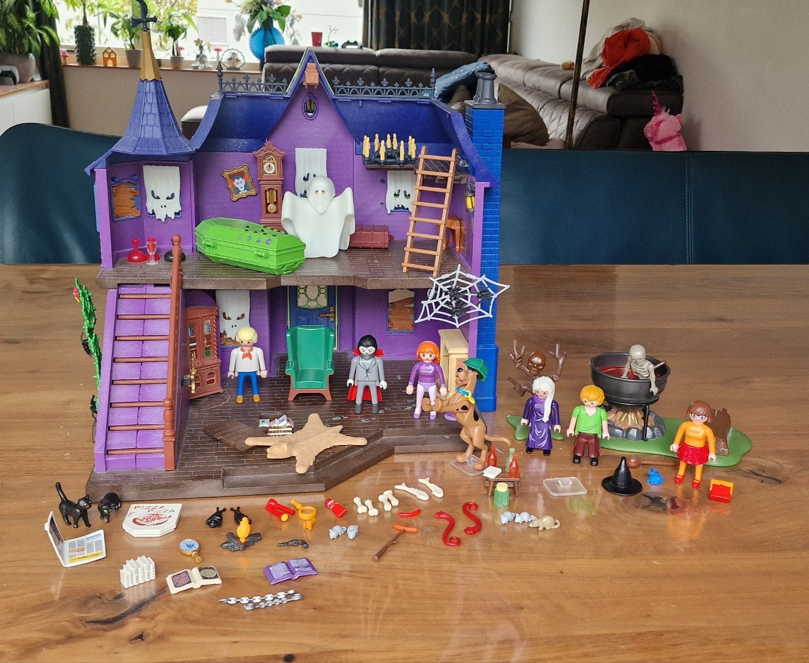 scooby doo spookhuis, Ophalen