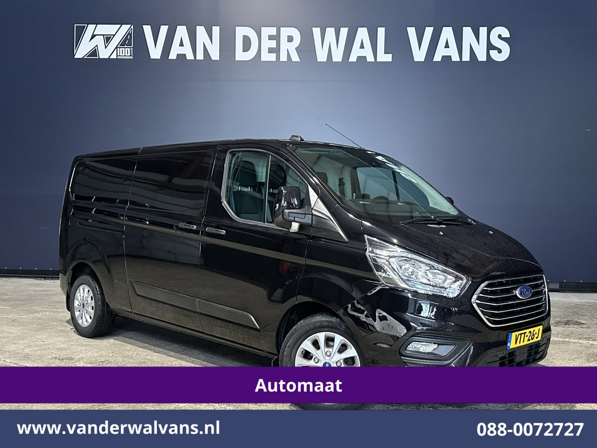 Ford Transit Custom 2.0 TDCI 130pk Automaat L2H1 Euro6 Airco, Auto's, Dealer onderhouden, Stof, 4 cilinders, LED verlichting