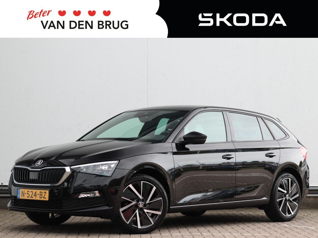 Skoda Scala 1.5 TSI Sport Business | Adaptieve cruise contro, Auto's, Scala, 4 cilinders, 150 pk, Zwart