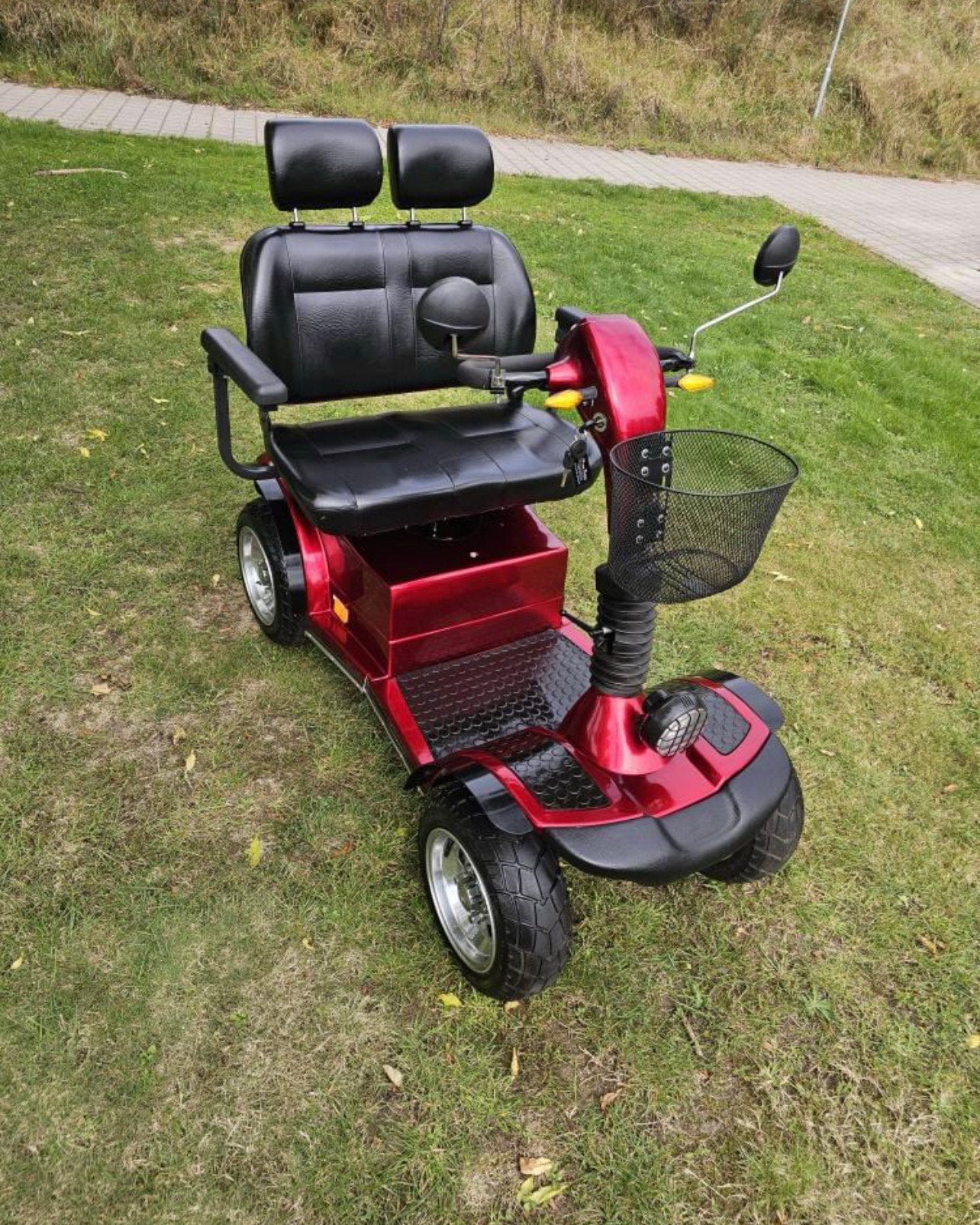 Duo scootmobiel met 2 zgan zware accus 110A., Ophalen, Shoprider, 11 t/m 15 km/u, 26 t/m 35 km