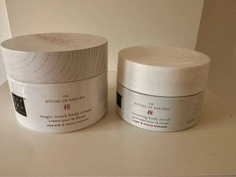 Rituals Duoset  Sakura Scrub en Bodycreme, Ophalen of Verzenden, Nieuw, Bad & Douche