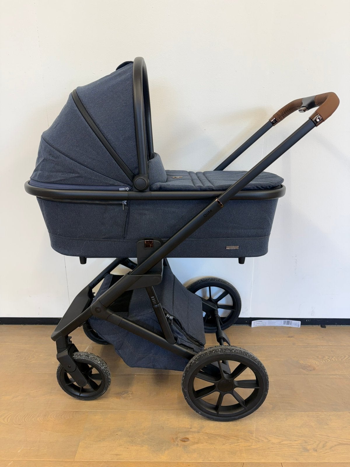 Qute Q-rider plus kinderwagen - 2 in 1 - Denim blue, Kinderen en Baby's, Ophalen, Zo goed als nieuw, Voetenzak