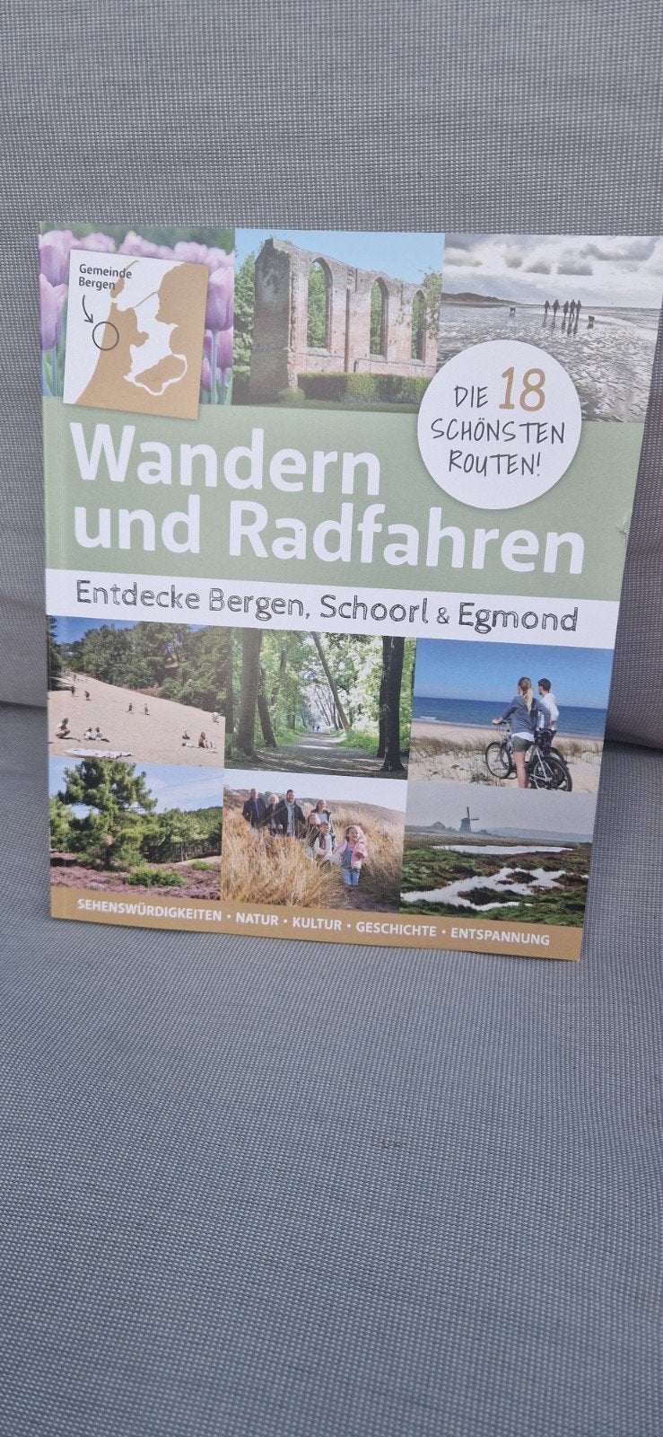 Wandelen en Fietsen in Bergen, Schoorl & Egmond, Fiets- of Wandelgids, Europa, Nieuw, Ophalen of Verzenden