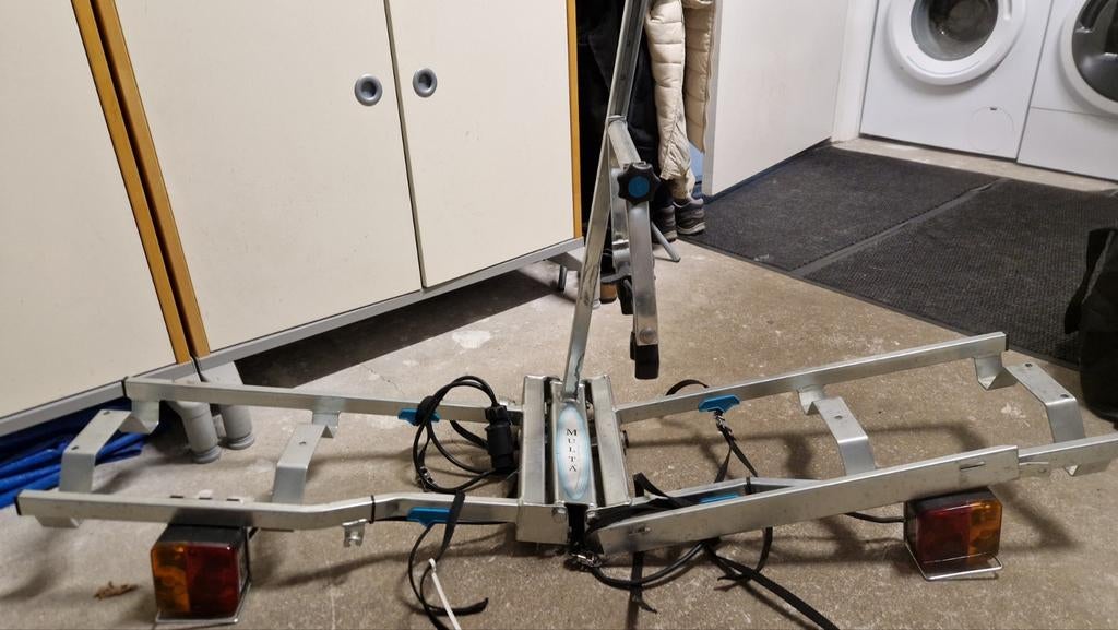 Multa Fietsendrager voor 2 fietsen - Gebruikt, Auto diversen, Fietsendragers, Ophalen, 2 fietsen, Gebruikt, Trekhaakdrager