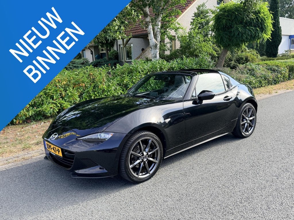 Mazda MX-5 RF 2.0 SkyActiv-G 184PK GT-M Automaat•Leder, Auto's, Mazda, Automaat, 1998 cc, Achterwielaandrijving, Gebruikt