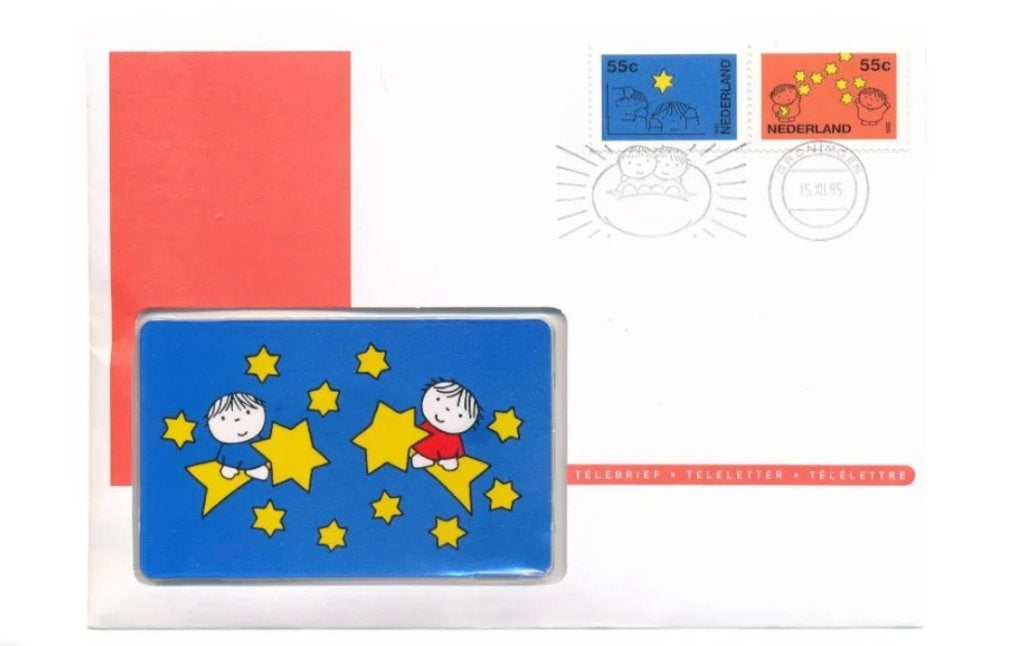 Nederland 1996 – Telebrief Kerstmis Dick Bruna (blauw) TELE