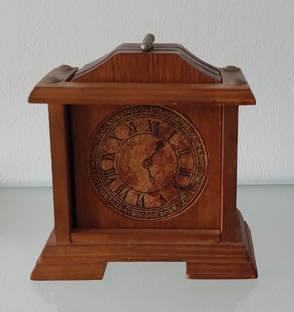 vintage mantelklok onderzetterset, It's 5 O'clock volgnr 16, Ophalen of Verzenden, Gebruikt, Glas of Kopje