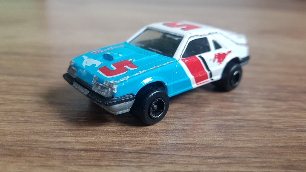 Ford Mustang SVO - Majorette No. 220 Schaalmodel, Ophalen of Verzenden, Gebruikt, Auto