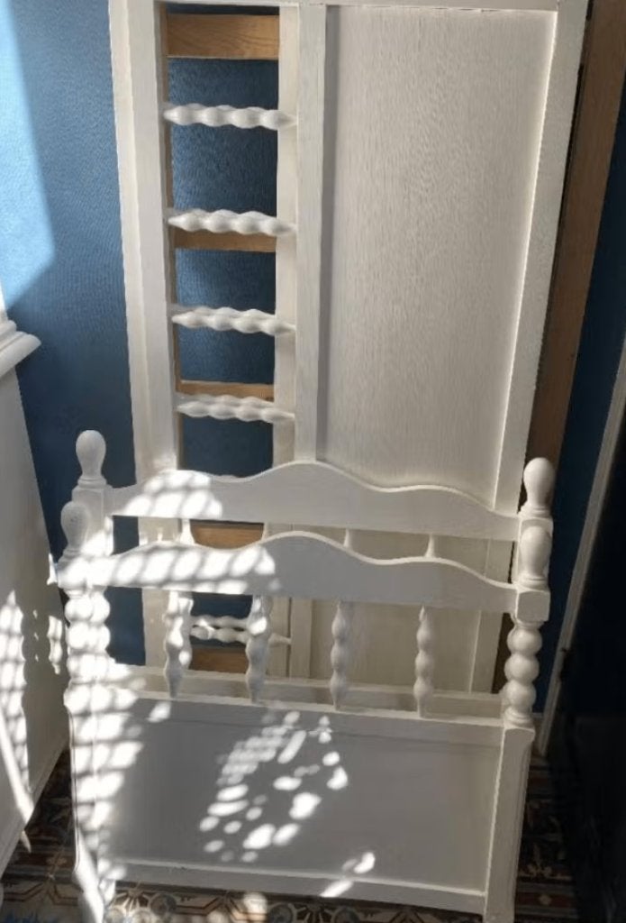 Charmant houten kinderbed, Kinderen en Baby's, Kinderkamer | Bedden, Gebruikt, 70 tot 85 cm, 140 tot 160 cm, Ophalen