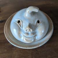 Handgemaakte Keramiek Geurbrander - Decoratie Gezicht, Juh, Nieuw, Ophalen of Verzenden, Het t gaat