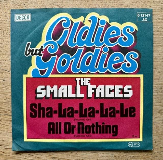The Small Faces - All or nothing / Sha la la la lee, Fotohoes, Ophalen of Verzenden, Zo goed als nieuw, Pop