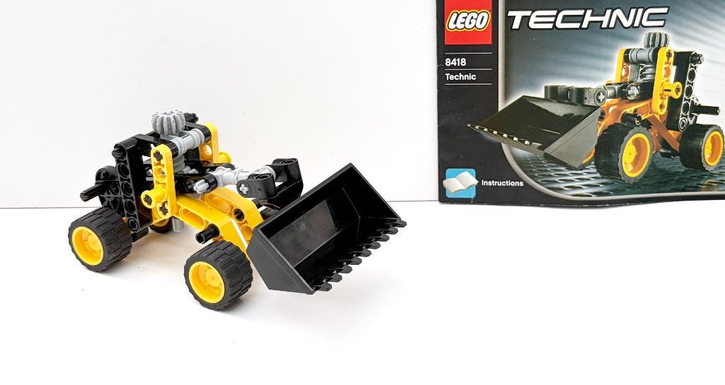 Lego Technic no. 8418: Mini Loader, Inclusief instructies, Lego, Ophalen of Verzenden, Zo goed als nieuw