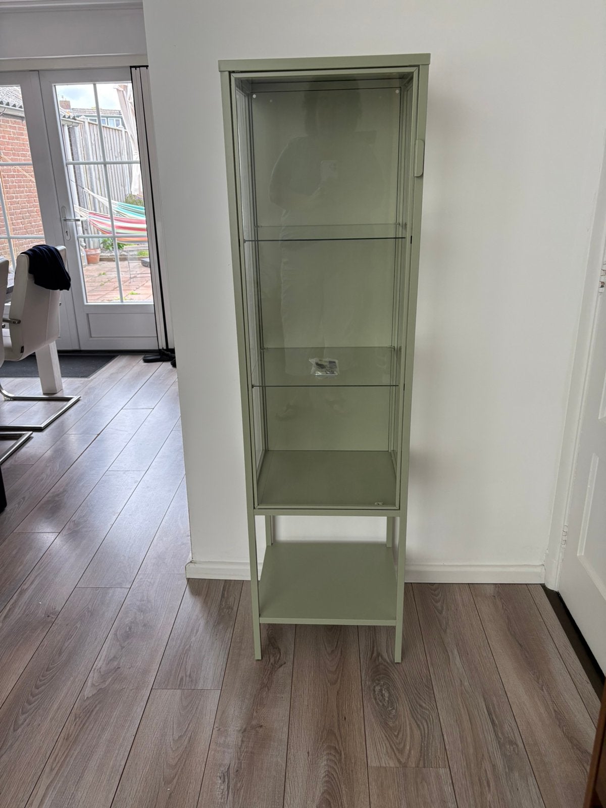 Vitrinekast IKEA Rudsta, Ophalen, Minder dan 50 cm, Gebruikt, Metaal