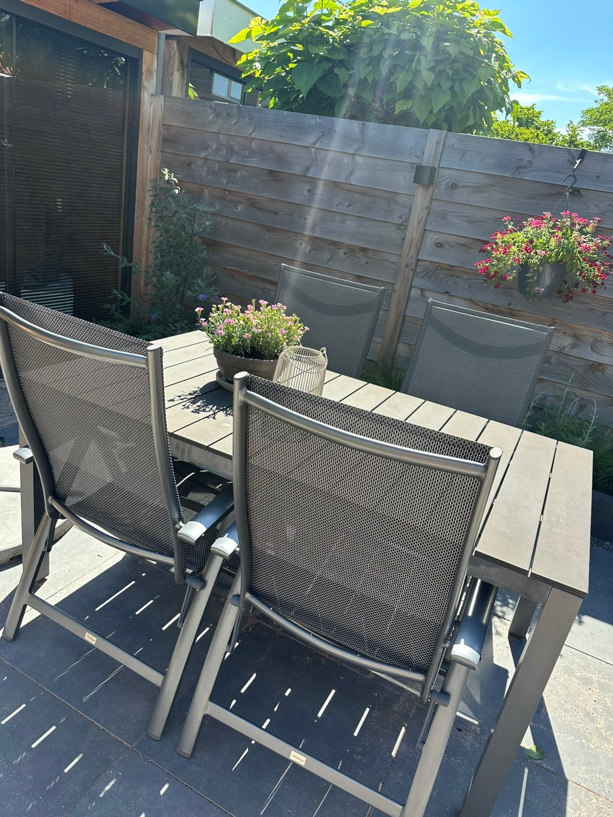 Te koop: Tuinset Bellagio Kees Smit, Ophalen, 4 zitplaatsen, Aluminium, Zo goed als nieuw