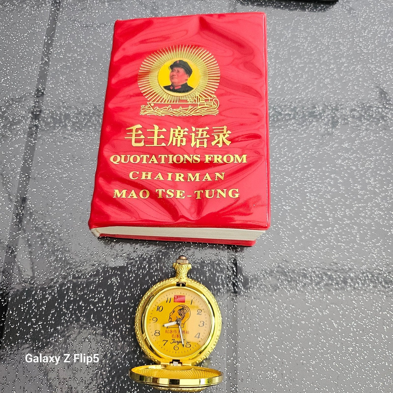 Mao Zedong Citatenboekje & Zakhorloge - Vintage Collectie, Ophalen of Verzenden, Gelezen, Mao Zedong, Wereld overig