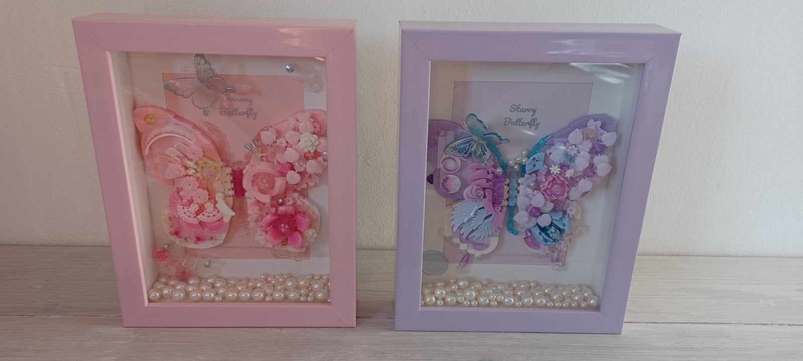 Bpuwset Butterfly 3D Fotolijst - Roze en Paars, Ophalen of Verzenden, Gebruikt, Bouwen