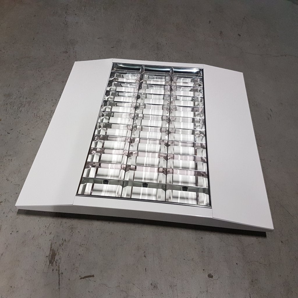 5x OPBOUW TL armaturen - 3x14 watt - met TL buizen - nieuw, Ophalen, Nieuw