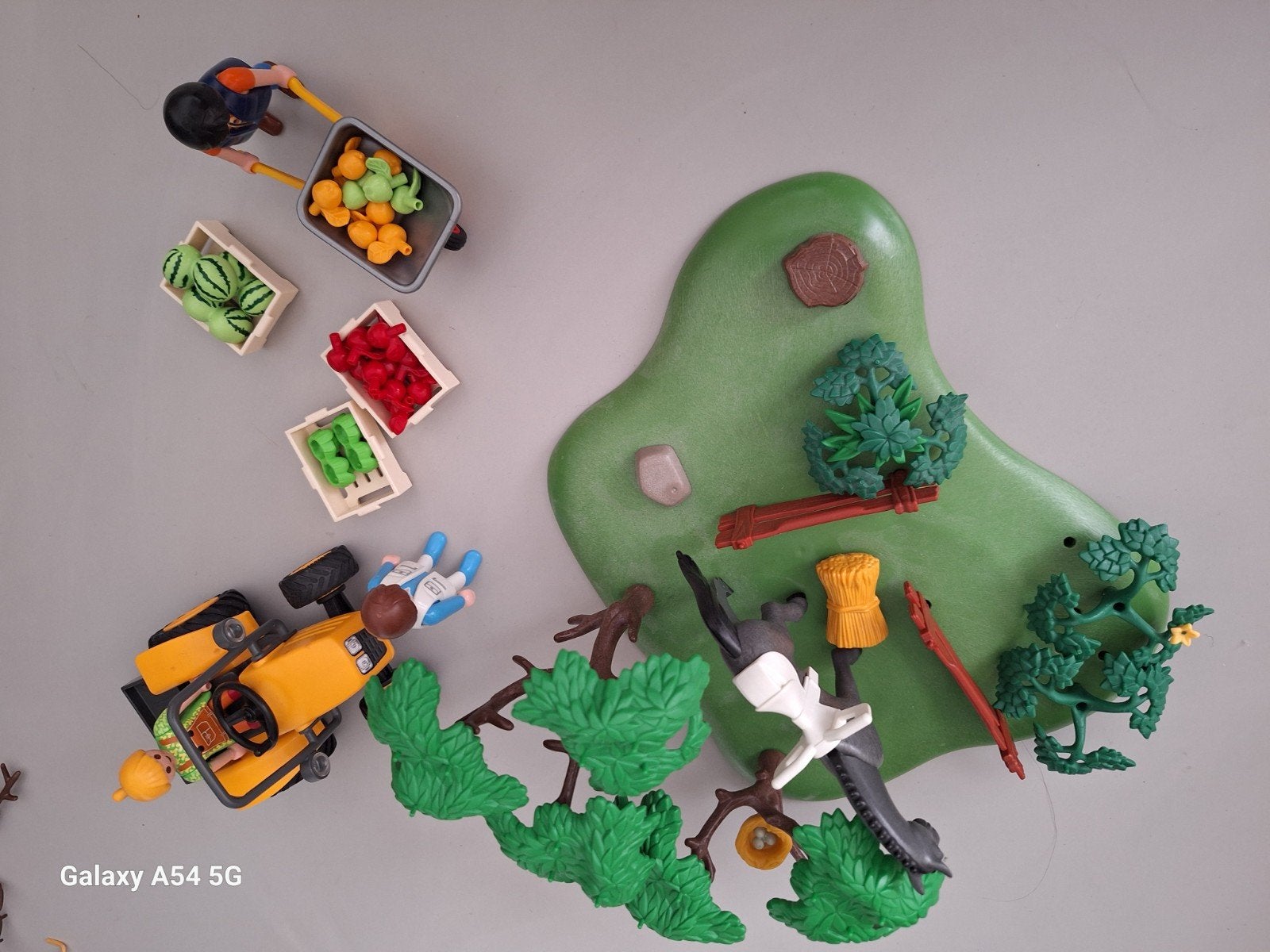 Playmobil tractor met grasveldje, Ophalen, Zo goed als nieuw, Losse onderdelen, Overige typen
