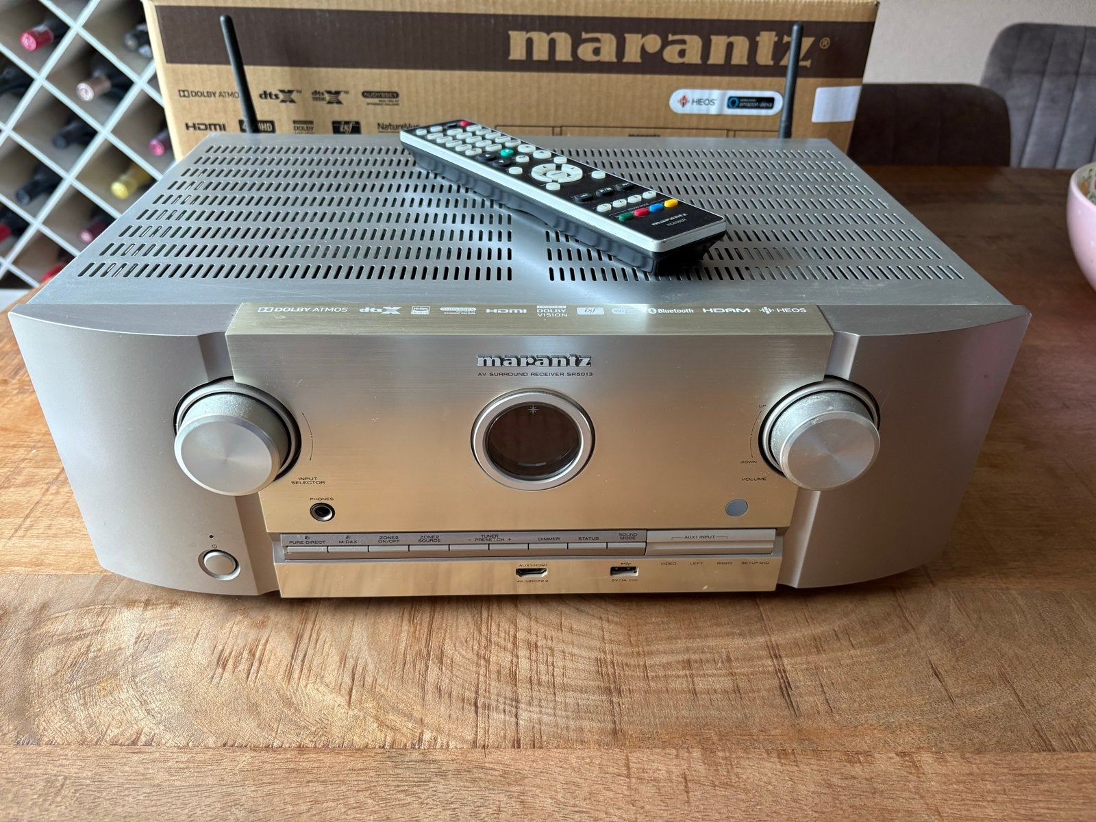 Marantz SR5013 AV Receiver - Zo goed als nieuw, Marantz, Ophalen of Verzenden, Zo goed als nieuw, 60 tot 120 watt