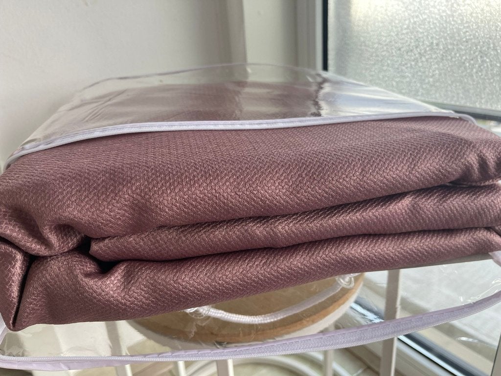 Mooie Ringgordijnen - Nieuw - €12per set! (2 x140cm x 260cm), Huis en Inrichting, N, N, Paars, Nieuw