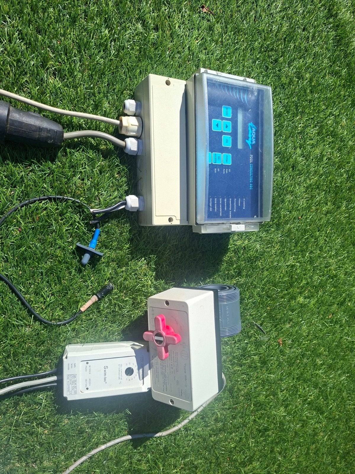 Zwembad aansturing en verwarming., Ophalen
