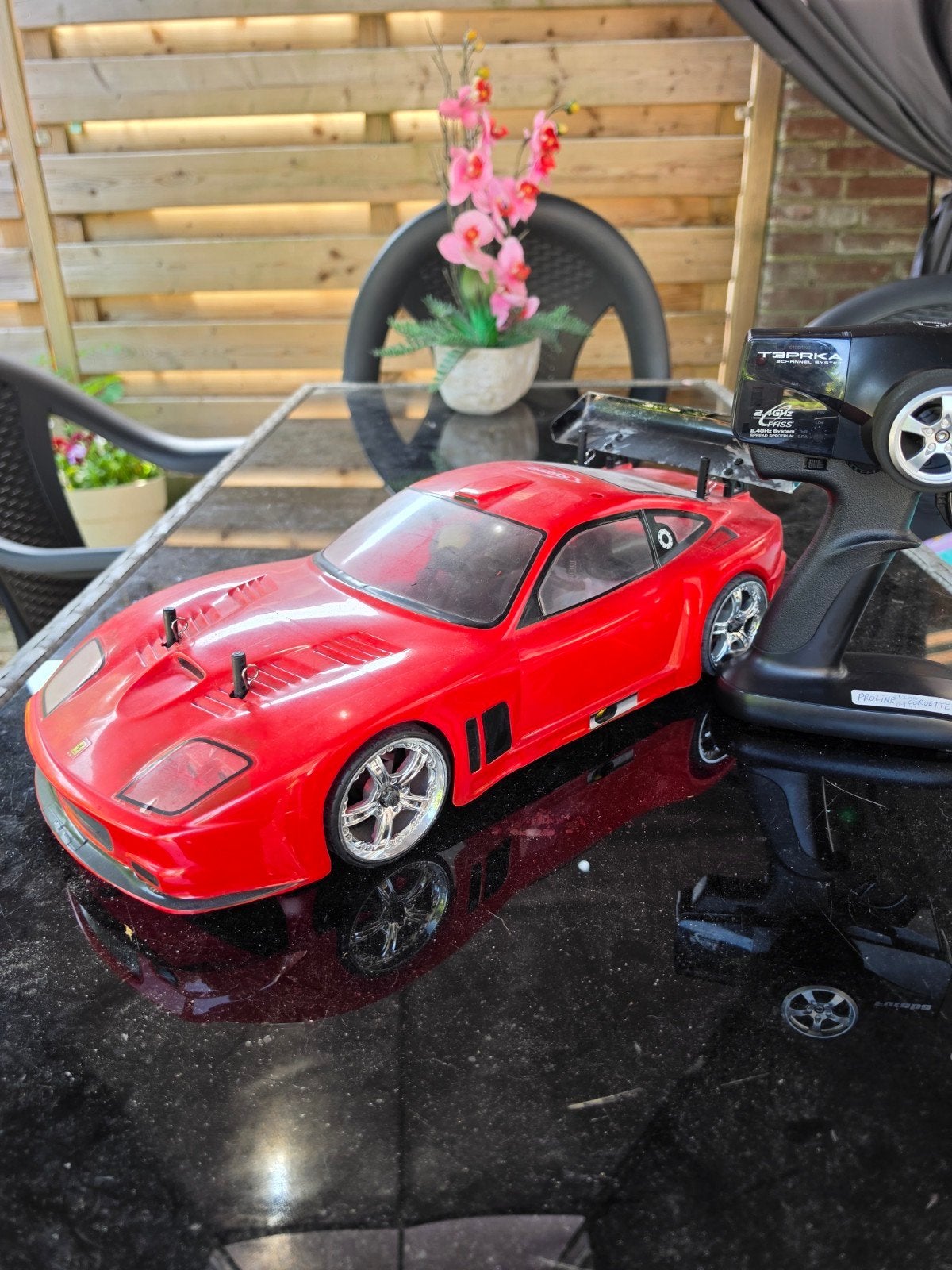 Kyosho fazer nitro rc, Ophalen of Verzenden, Zo goed als nieuw, Schaal 1:10, Auto onroad