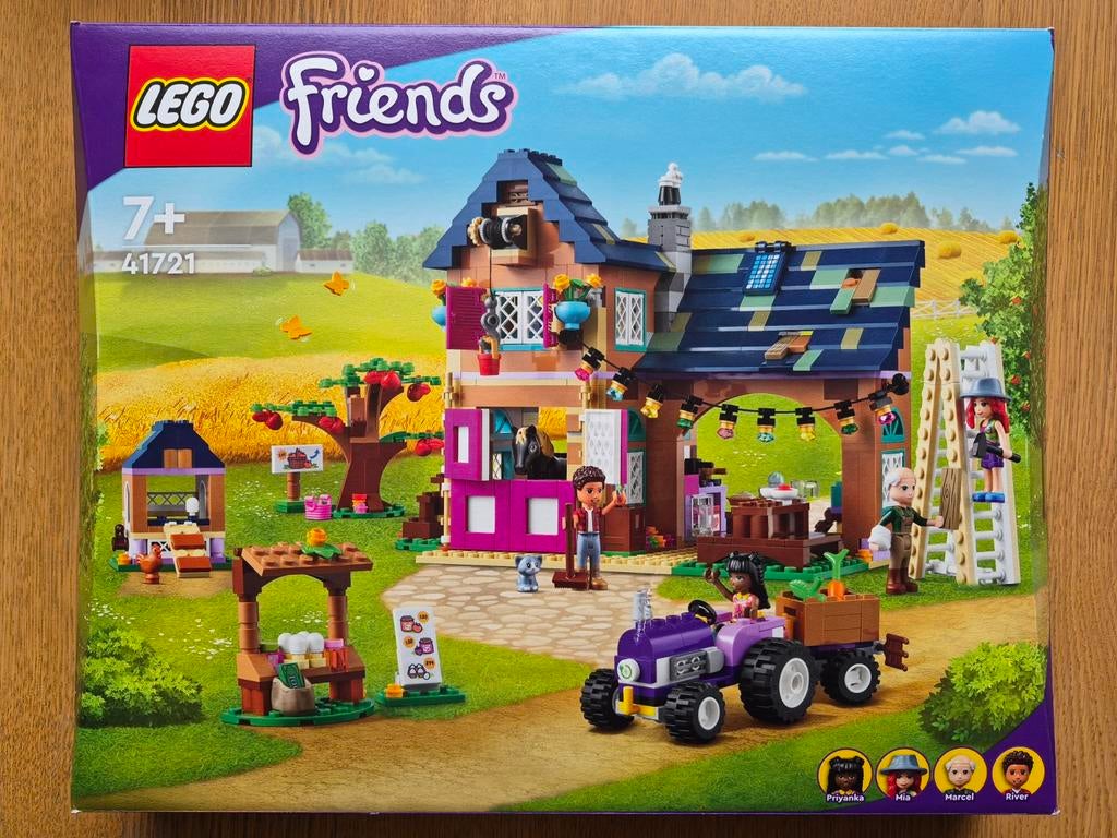 Lego Friends set 41721 Biologische boerderij Nieuw, Lego, Nieuw, Friends, Ophalen of Verzenden