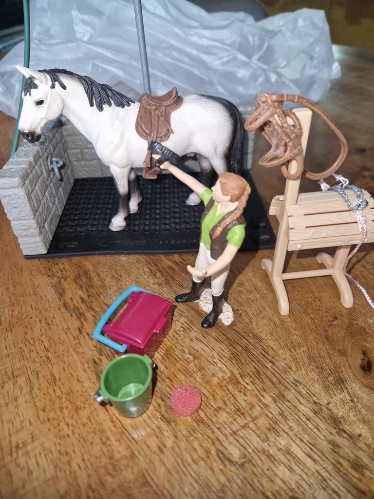 Schleich horse clubwasbox, Ophalen of Verzenden, Zo goed als nieuw