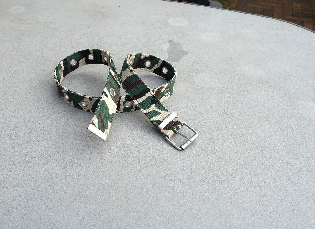 jeansriem in legercamouflage nr. 11-2 / 100 x 3,7 cm - nieuw, 95 tot 105 cm, Overige kleuren, Nieuw, Ophalen of Verzenden
