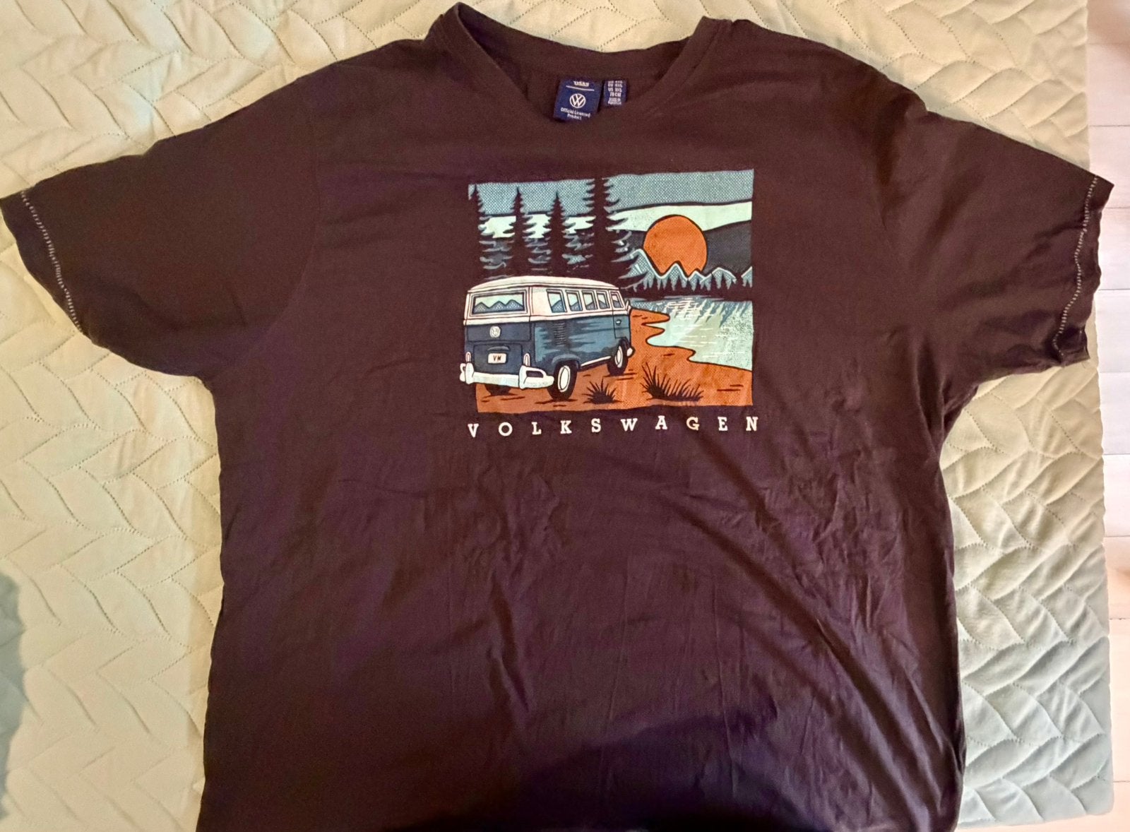 D555 t-shirt 4XL Volkswagen nature print - nieuw, Ophalen of Verzenden, Nieuw, Overige maten, Zwart