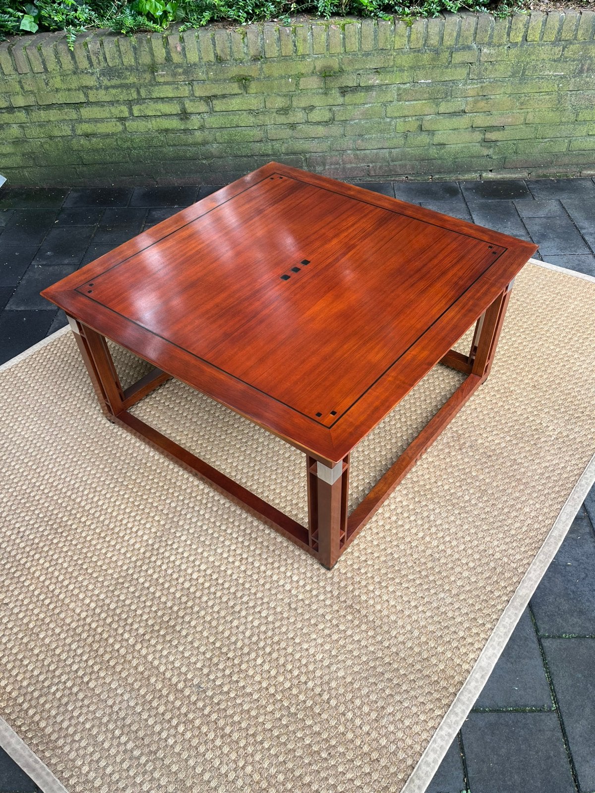Schuitema decoforma bijzet/salontafel Wilson groot, Huis en Inrichting, Ophalen, 50 – 75, 50 tot 100 cm, Kersenhout