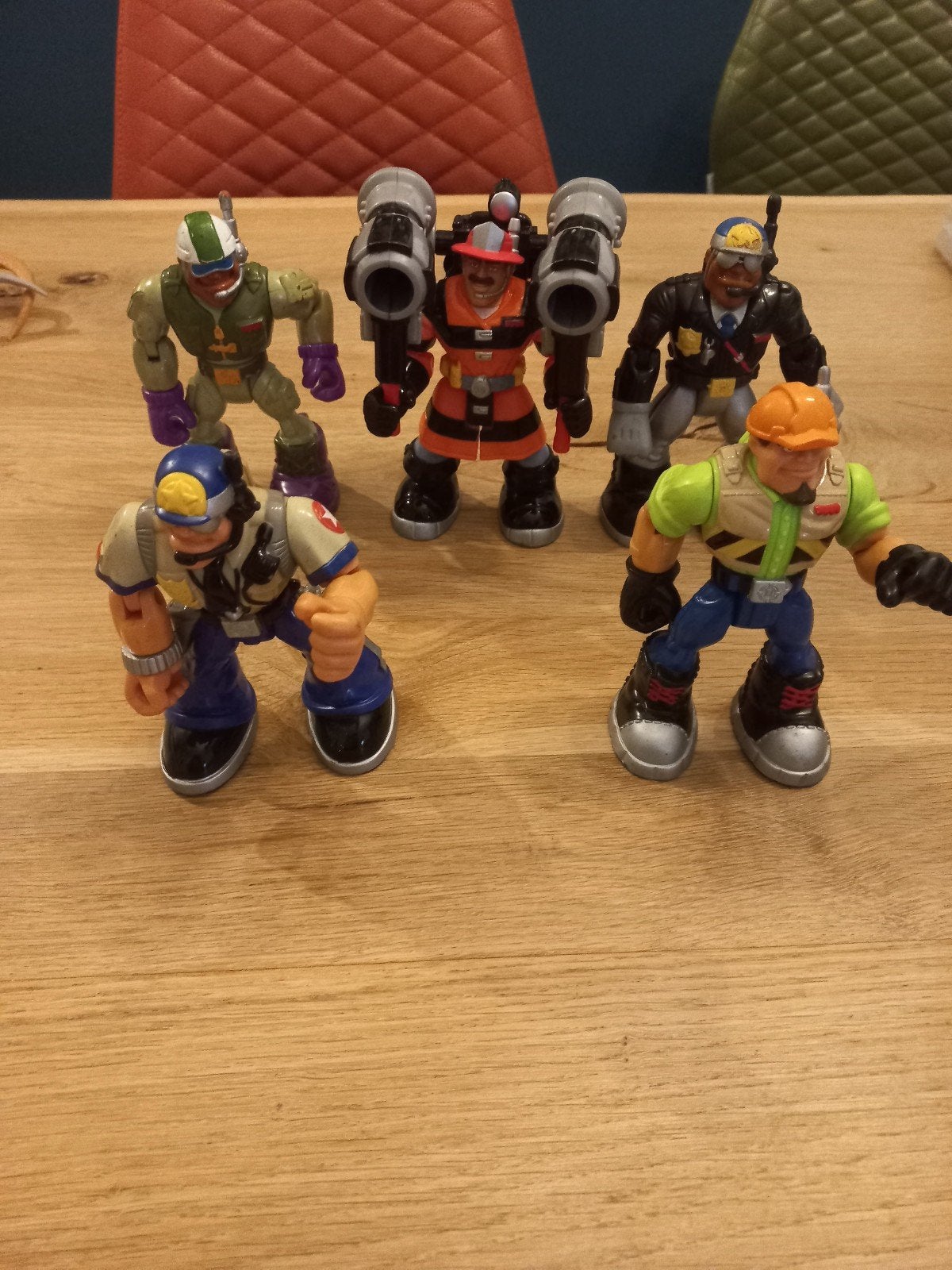 5 Fisher-price rescue heroes actiefiguren, Verzamelen, Speelgoed, Ophalen of Verzenden, Zo goed als nieuw
