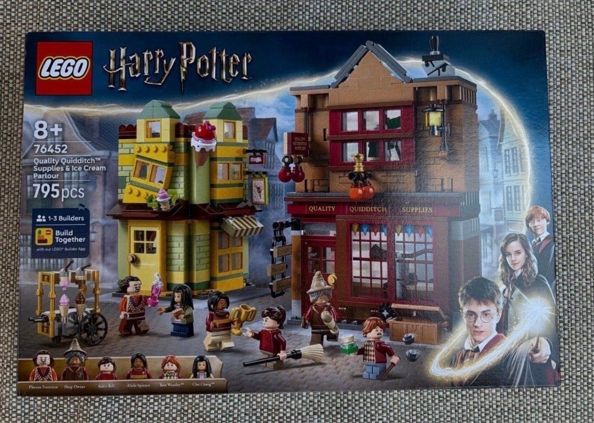 LEGO Harry Potter 76452 Quality Quidditch Supplies & Ice Cre, Lego, Denemarken, Ophalen of Verzenden, Complete set