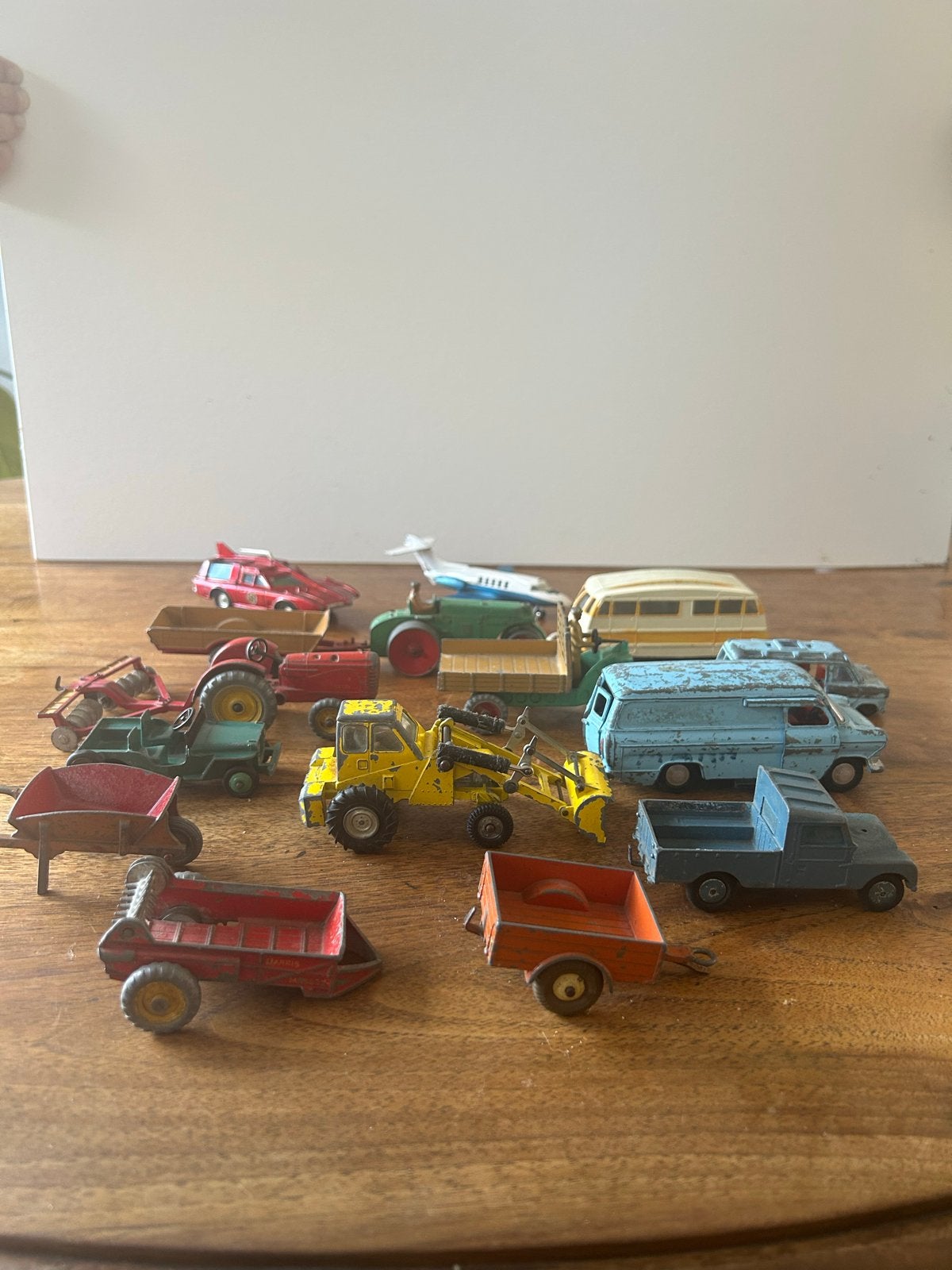 Grote collectie vintage Dinky Toys speelgoedauto's, Antiek en Kunst, Ophalen