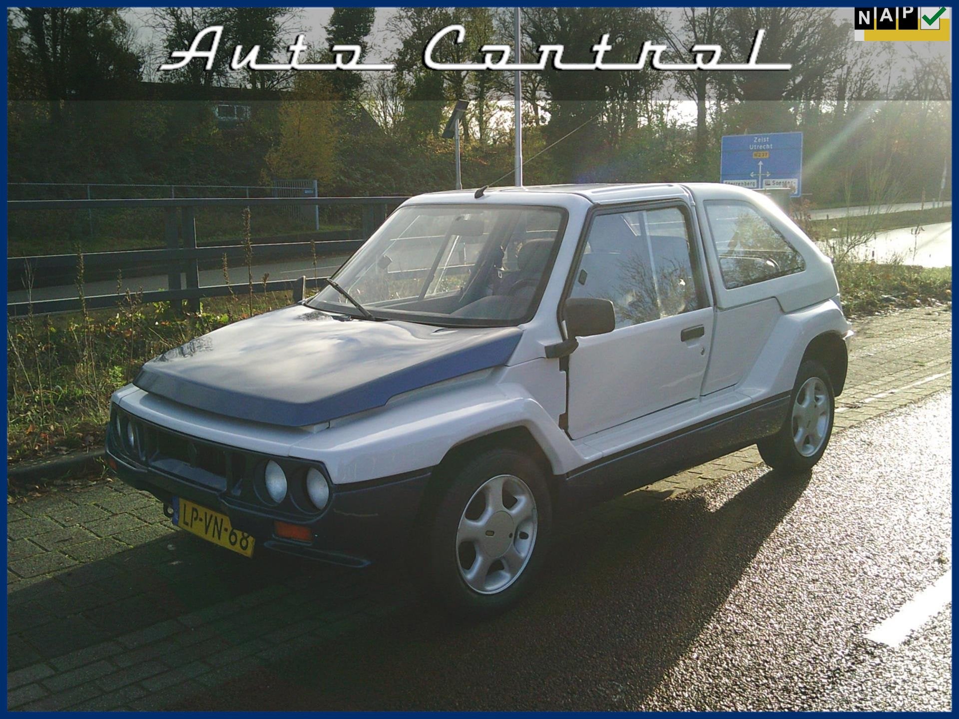 Mega Tjaffer 1.1i cabrio Azur 1995 NAP, Voorwielaandrijving, 4 cilinders, Cabriolet, Wit