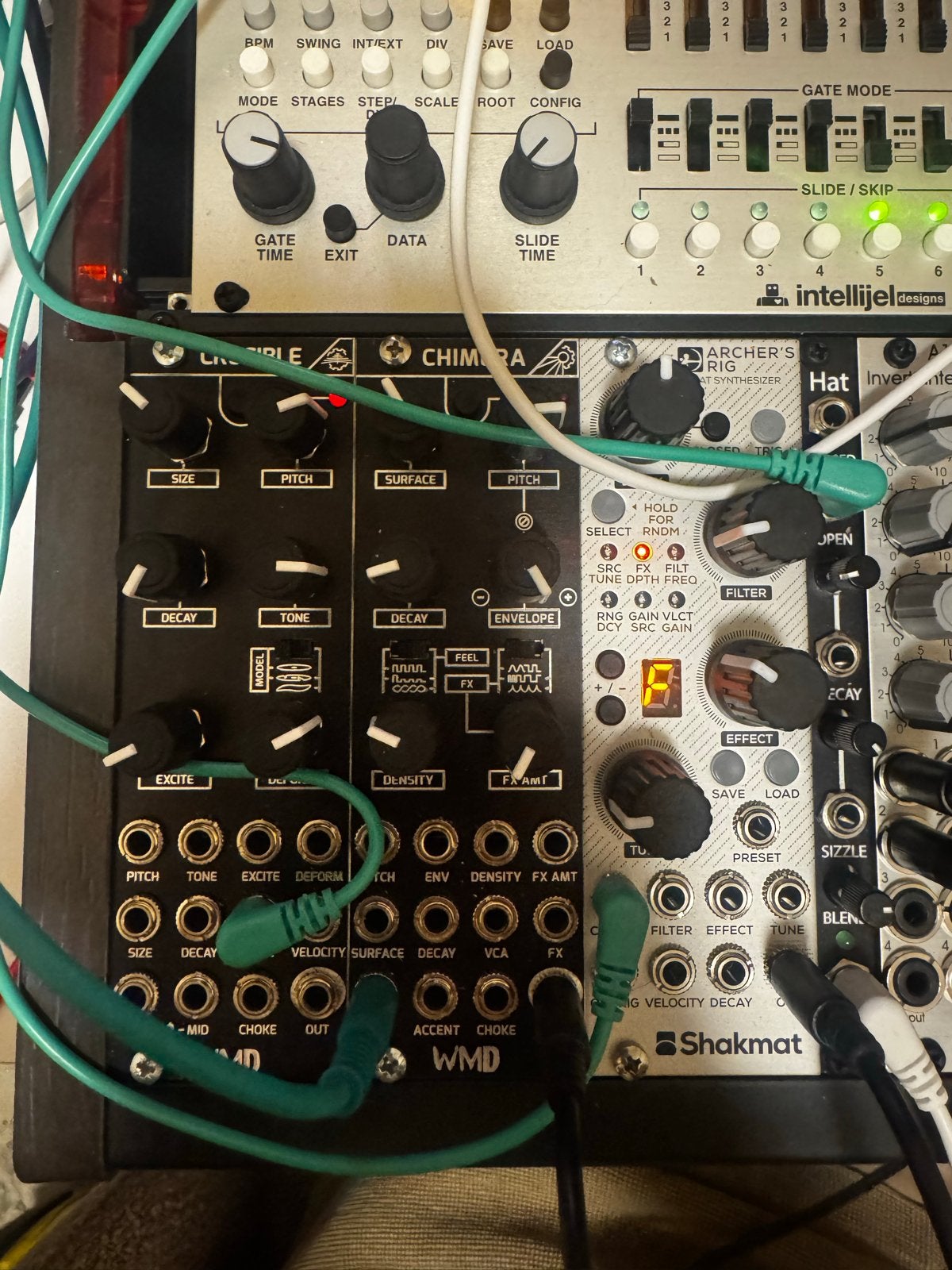 Arturia Rackbrute 6U, Moog DFM, Befaco Oneiroi, Shakmat, WMD, Muziek en Instrumenten, Overige merken, Nieuw, Met midi-aansluiting