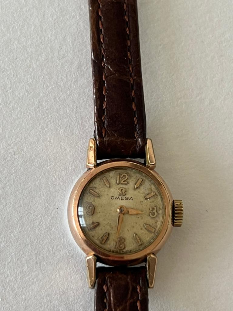 Vintage Omega dames horloge, Staal, Met bandje, Polshorloge, 1930 tot 1960