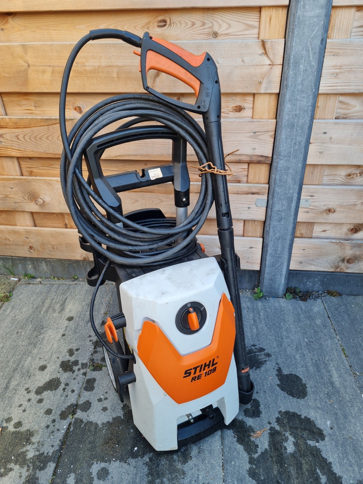 Stihl RE 109 hogedrukreiniger, Tuin en Terras, Hogedrukreinigers, Ophalen, Gebruikt, Elektrisch, Stihl